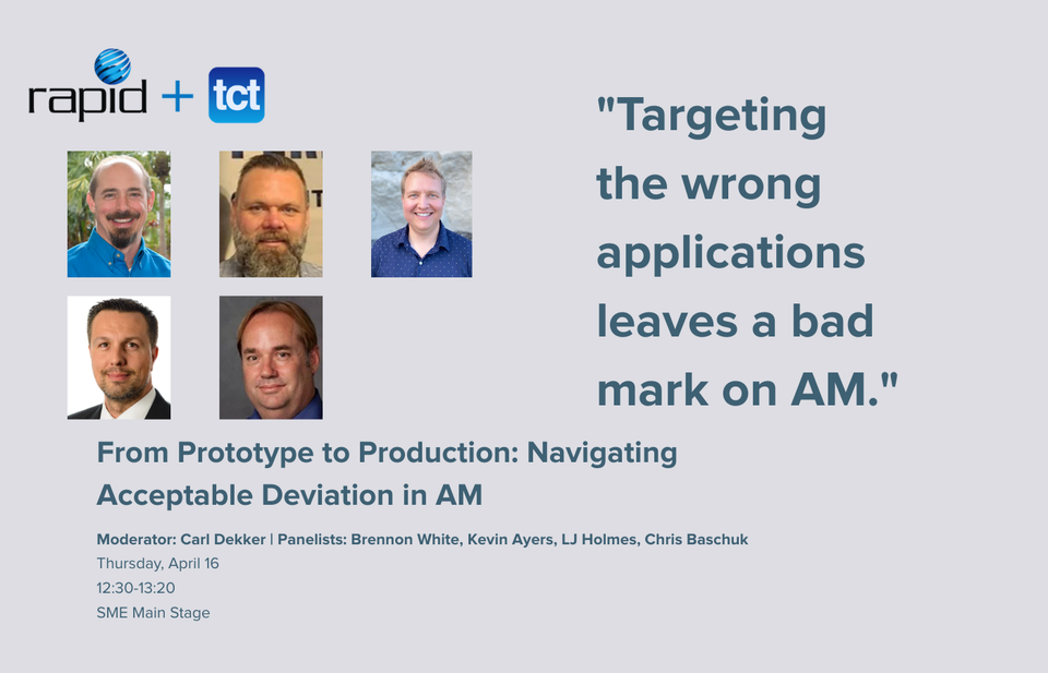 RAPID + TCT Conference Q&A: Carl Dekker | Met-L-FLo | Navigating acceptable deviation in AM