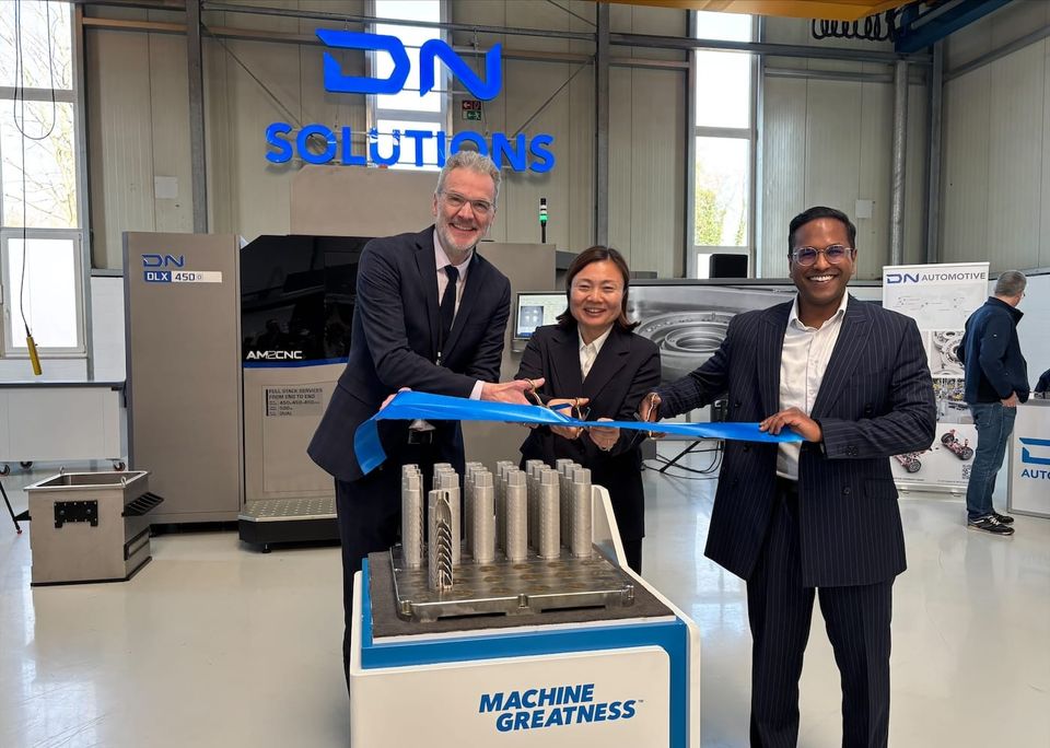 DN Solutions opens its first European additive manufacturing centre