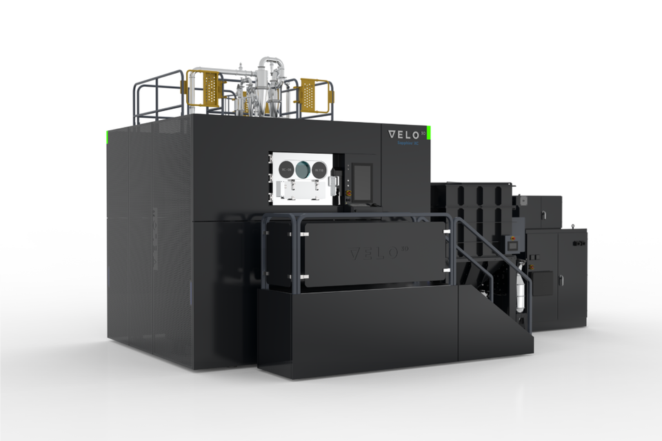 Intergalactic additively manufactures IN718 microtube heat exchanger headers via Velo3D RPS service