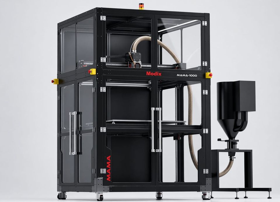 Modix launches MAMA-1000 large-format material extrusion 3D printer
