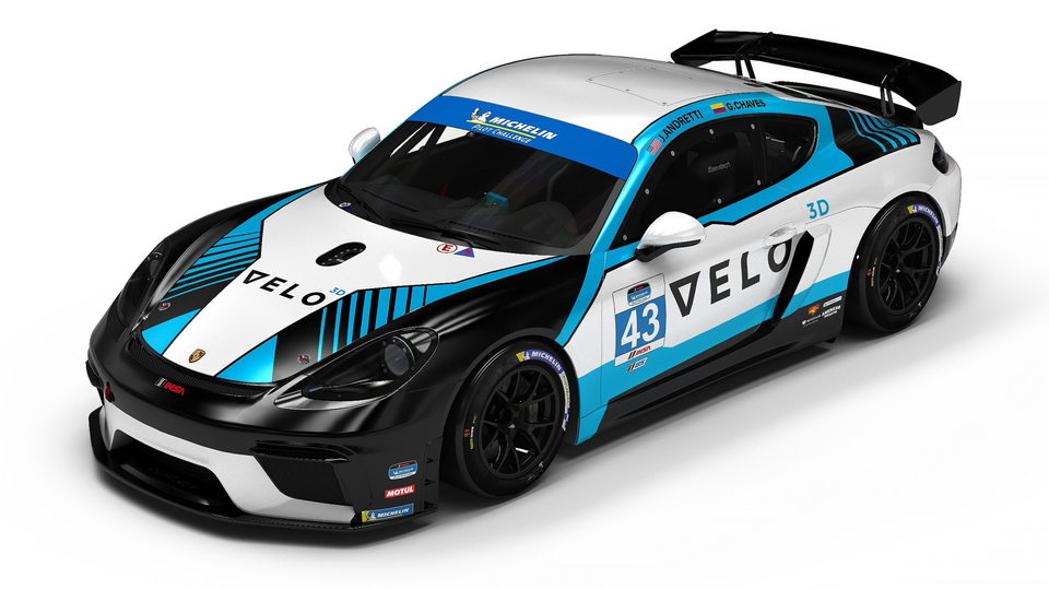 Velo3D to support Andretti Performance with 3D printed parts during two 2026 IMSA Michelin Pilot Challenge events