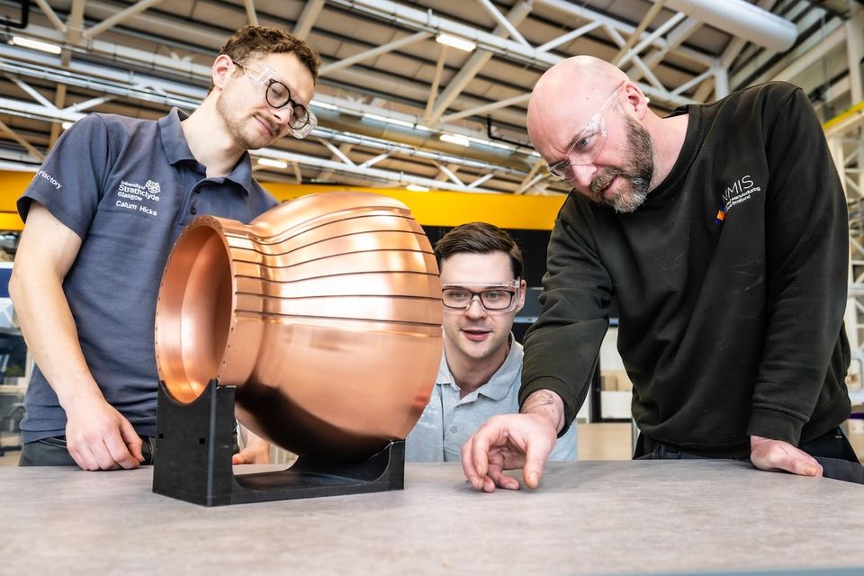 NMIS demonstrates cold spray for complex copper rocket nozzles