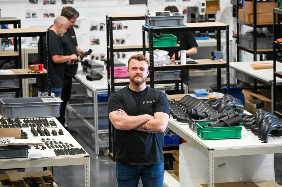 RYSE 3D CEO Mitchell Barnes wins second King's Award
