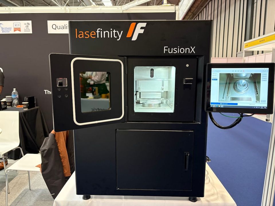 Lasefinity FusionX compact desktop metal 3D printer launches at TCT 3Sixty