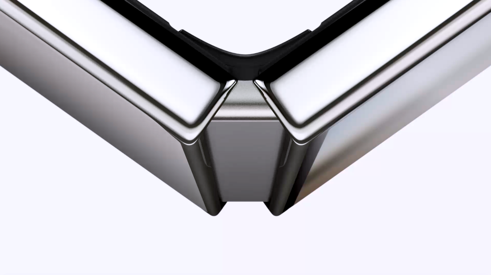 Apple's new foldable iPhone features a 3D-printed hinge cover