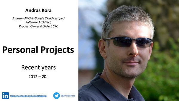 Personal Projects - Recent years