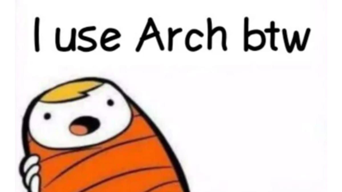 I use Arch, btw~