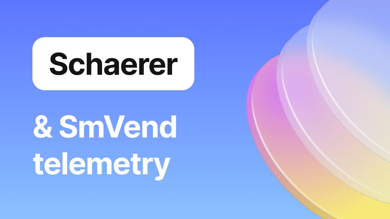 How SmVend works with Schaerer coffee machines