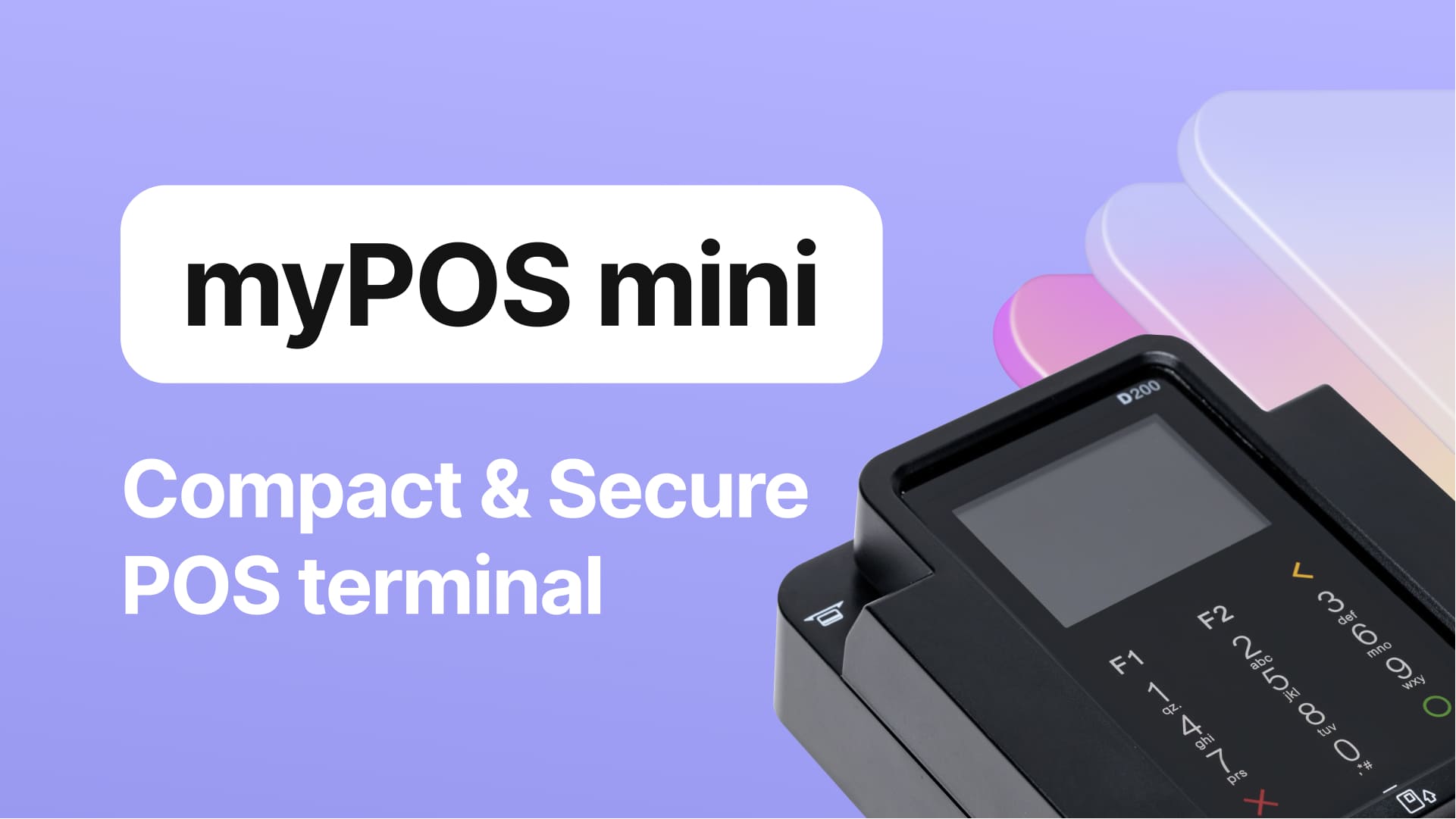 myPOS Mini terminal by myPOS