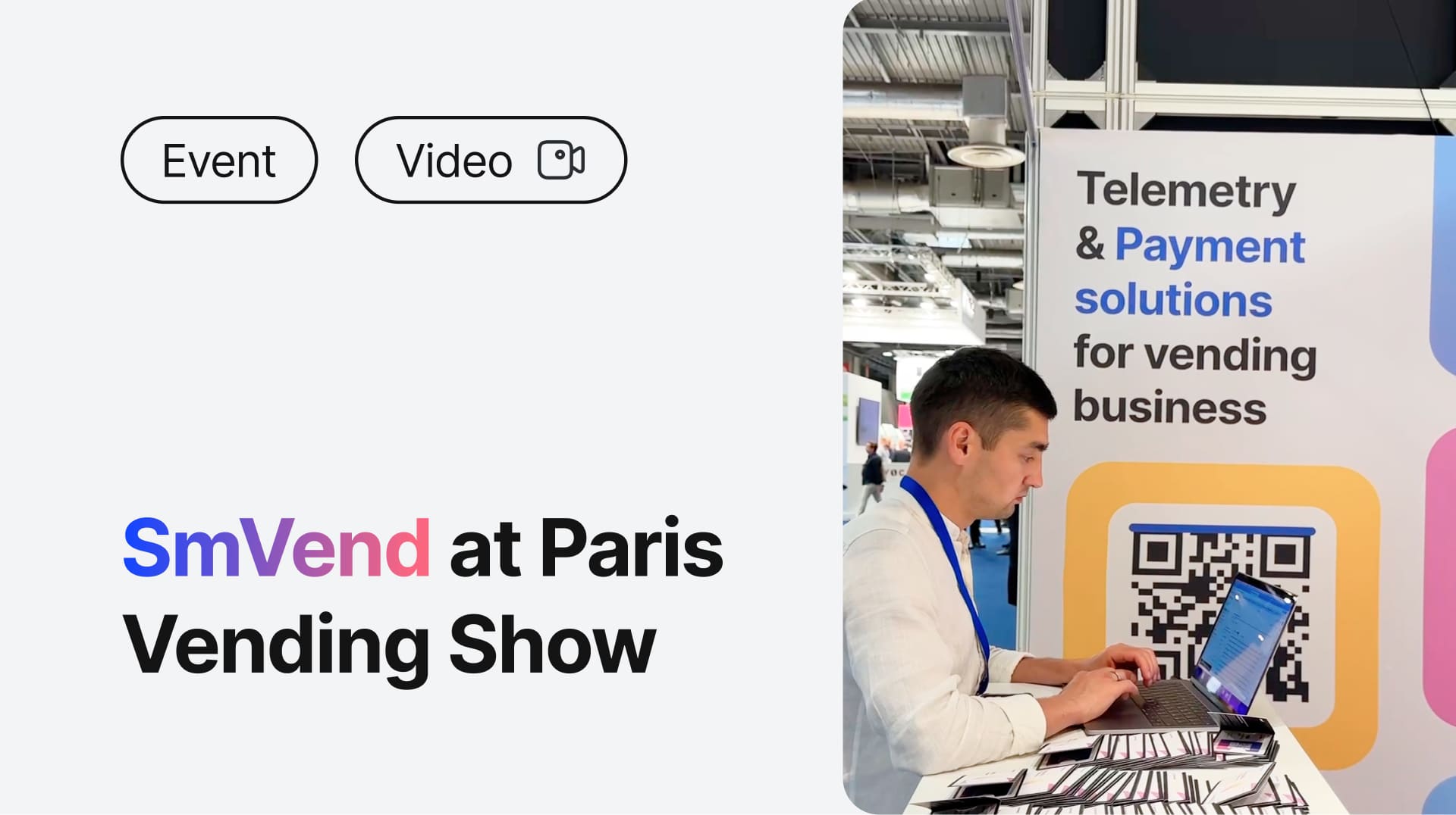 SmVend at Paris Vending Show