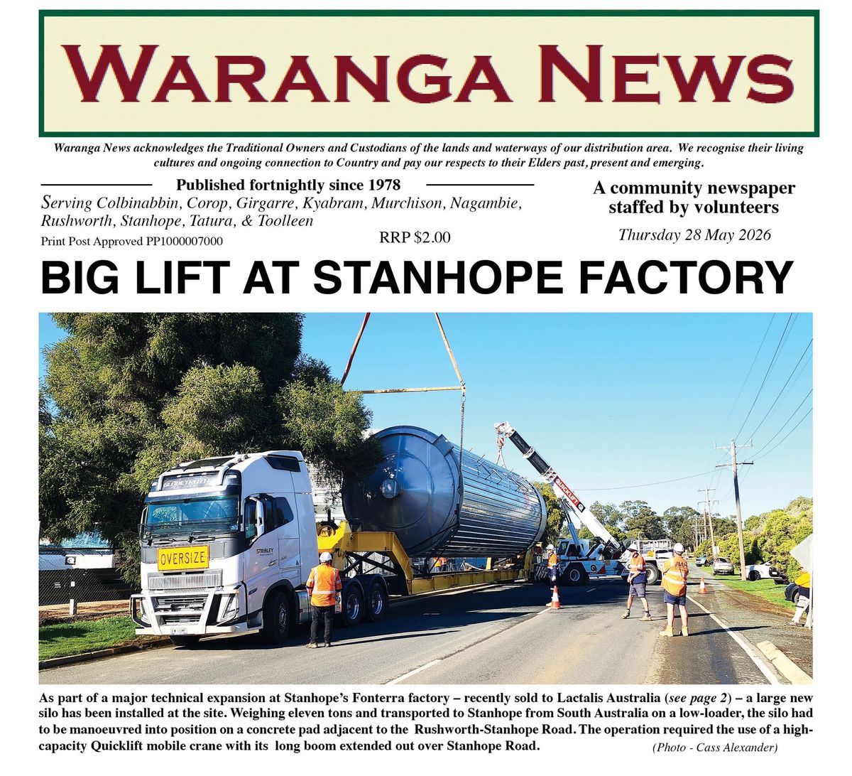 Big Lift at Stanhope Factory