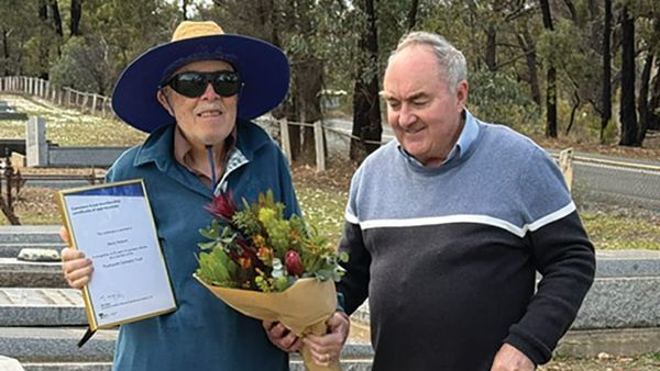 Tuddy Weaver retires after 20 years of service to Rushworth Cemetery Trust