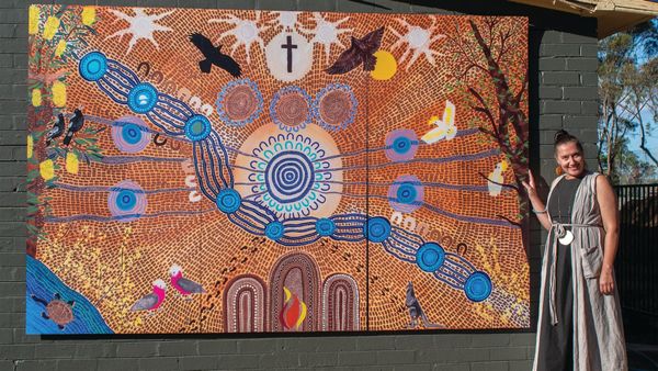 Student voices shine through at St Mary’s Rushworth Mural unveiling