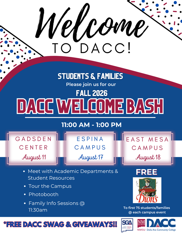 Students Invited to Welcome Back Bashes