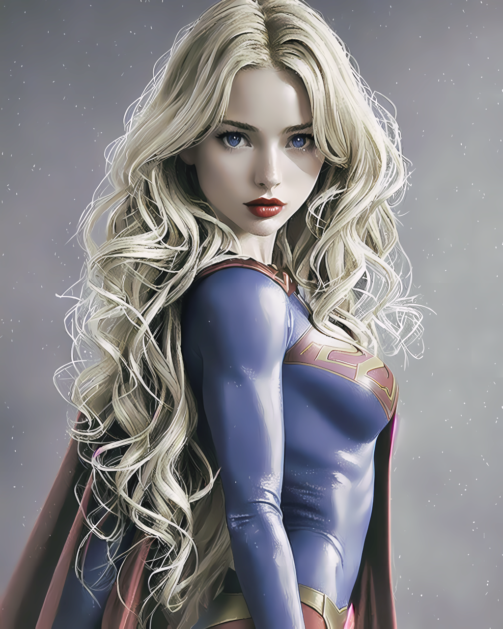 AI-generated Supergirl artwork