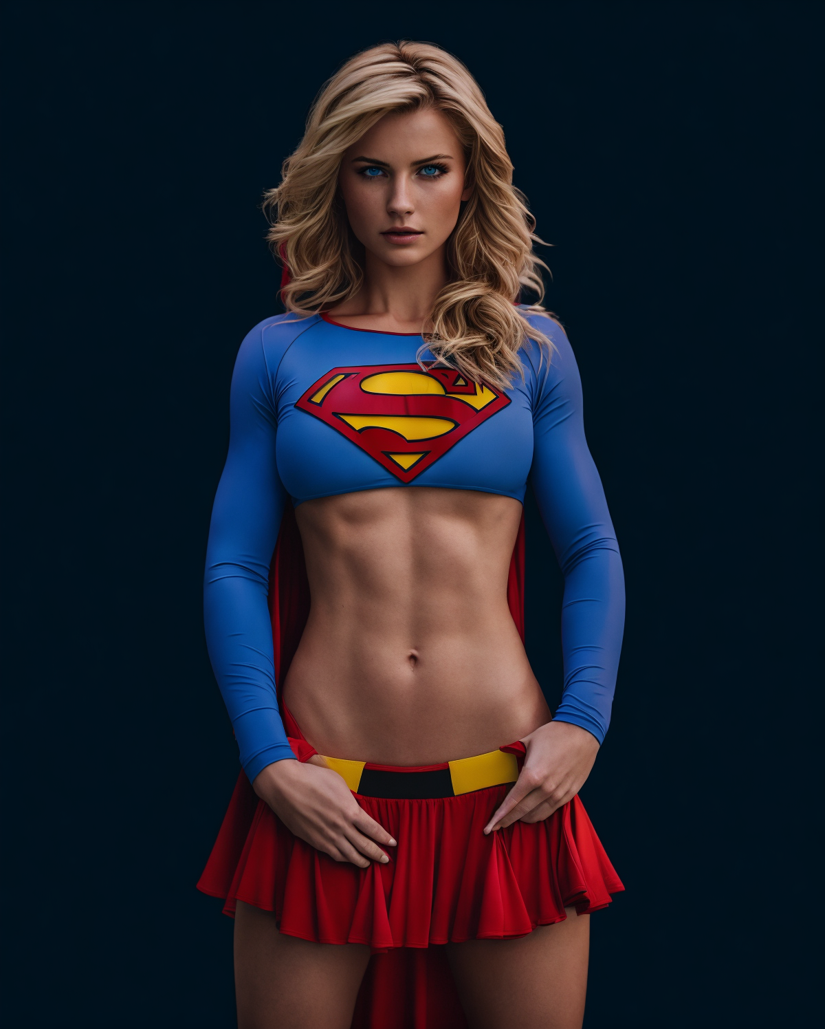 AI-generated Supergirl artwork