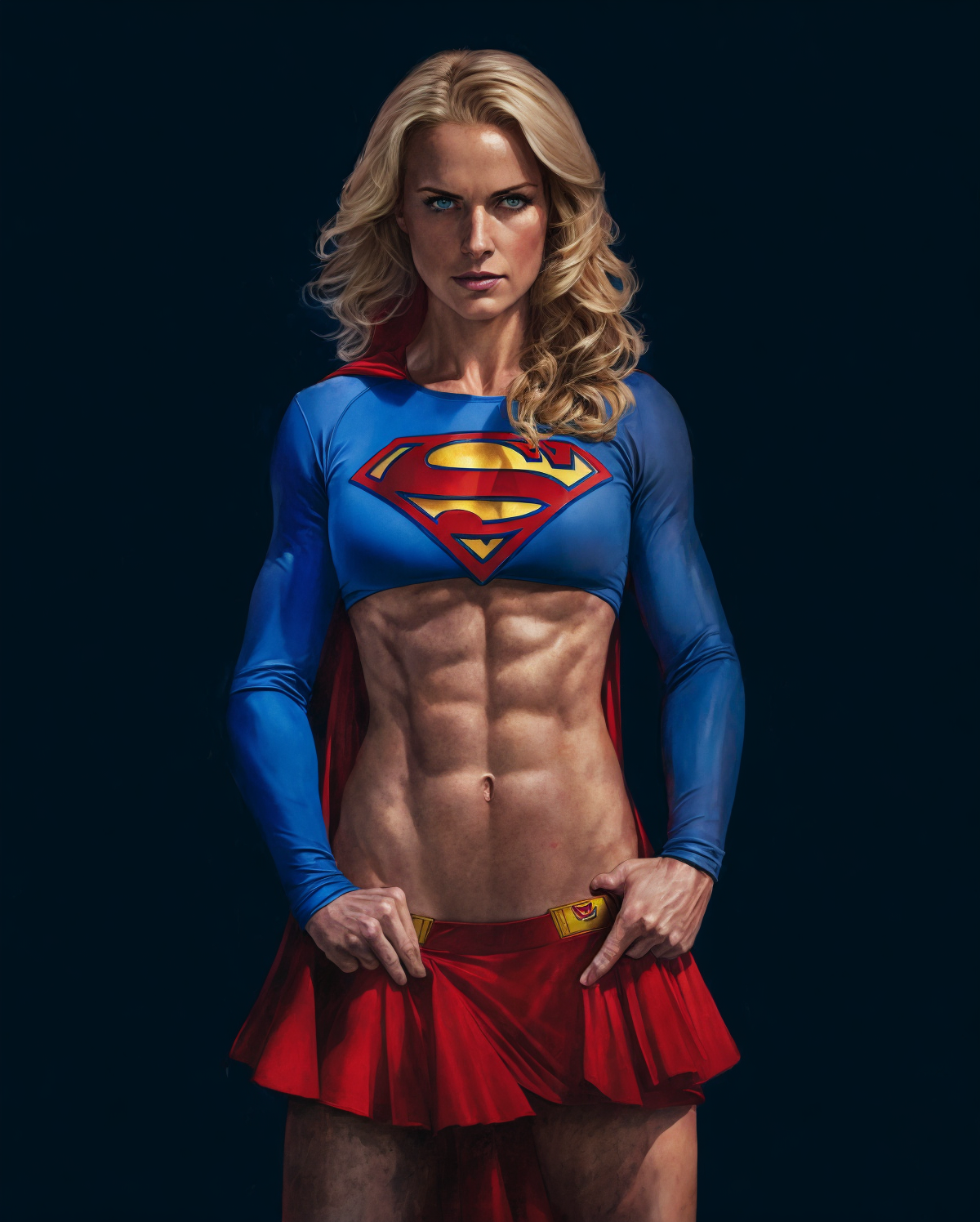 AI-generated Supergirl artwork