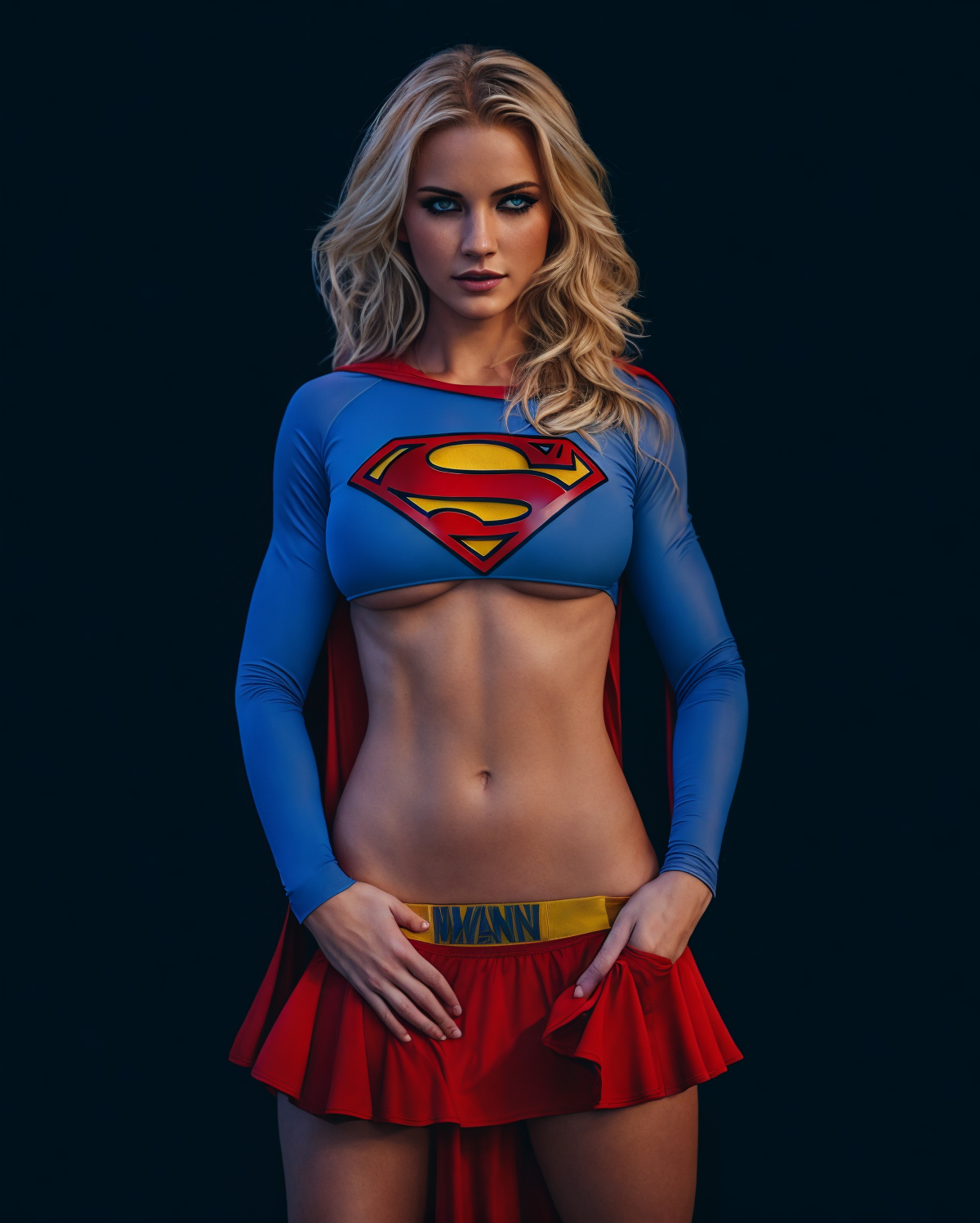 AI-generated Supergirl artwork