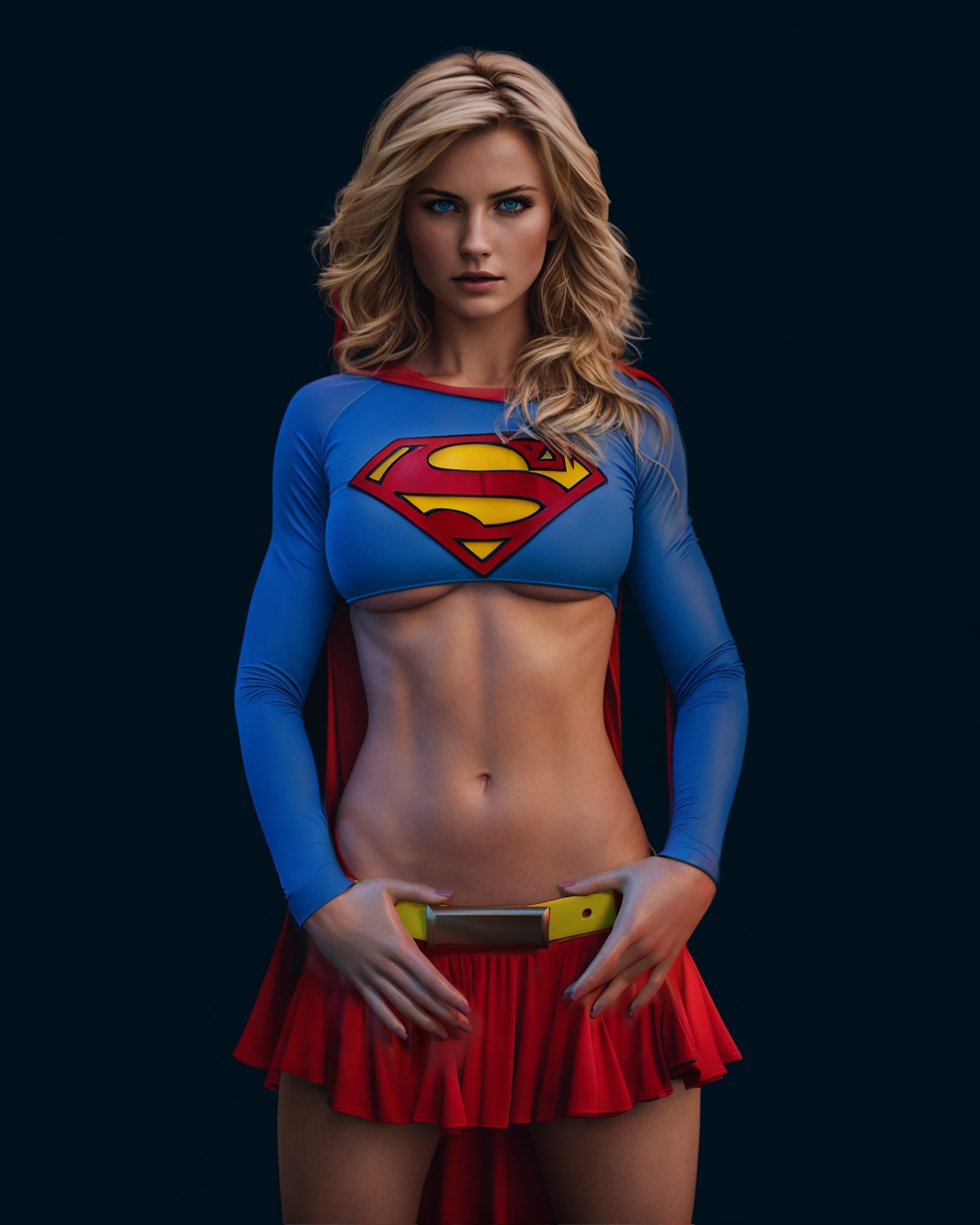 AI-generated Supergirl artwork