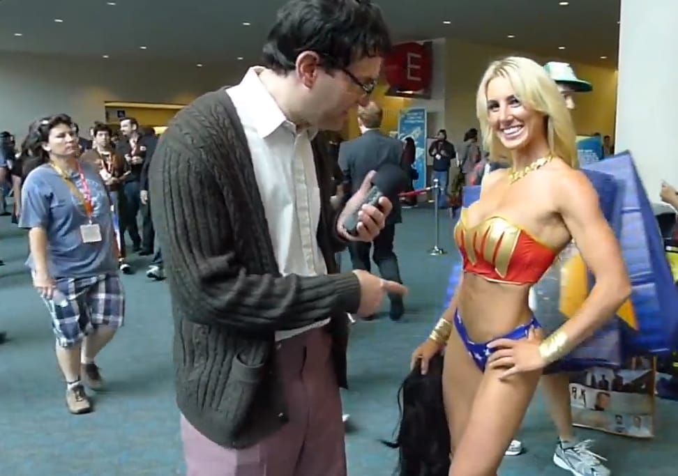 Heather Clay Blonde Wonder Woman Comic Con
