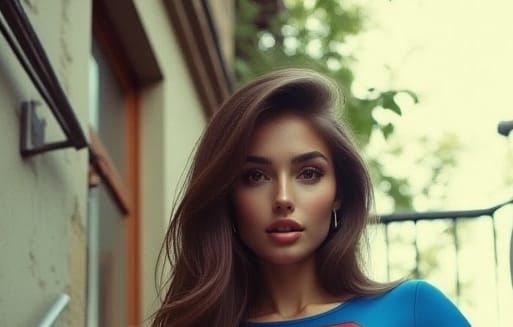 AI-generated Supergirl artwork