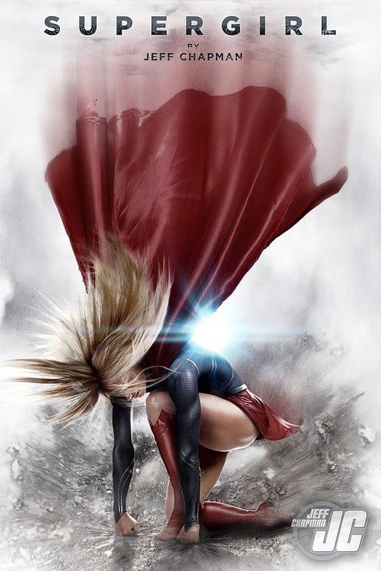Jeff Chapman Supergirl Digital Art