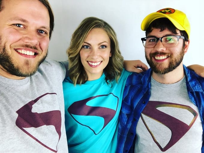 Kara: A Supergirl Fan Film team: Kelsey Pribilski, Kory Hill, Nathan Crenshaw