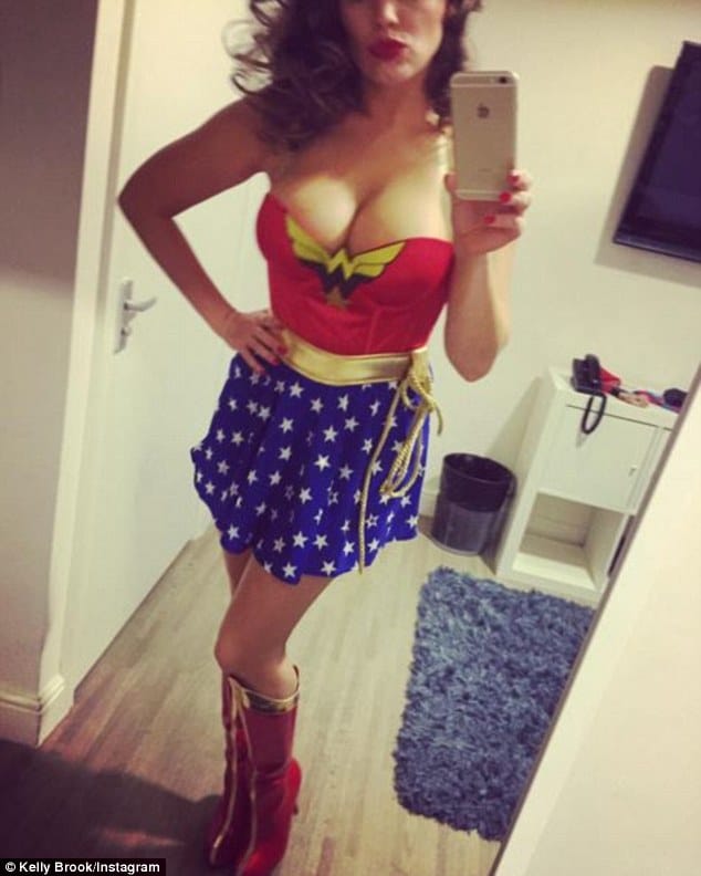 Kelly Brook Wonder Woman Costume
