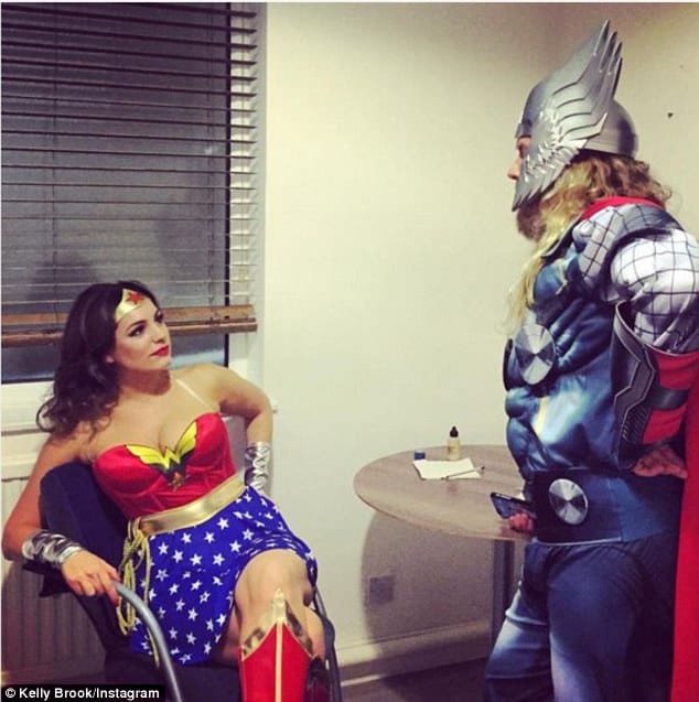 Kelly Brook Wonder Woman Costume