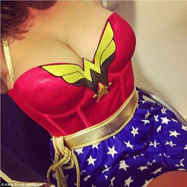 Kelly Brook Wonder Woman Costume