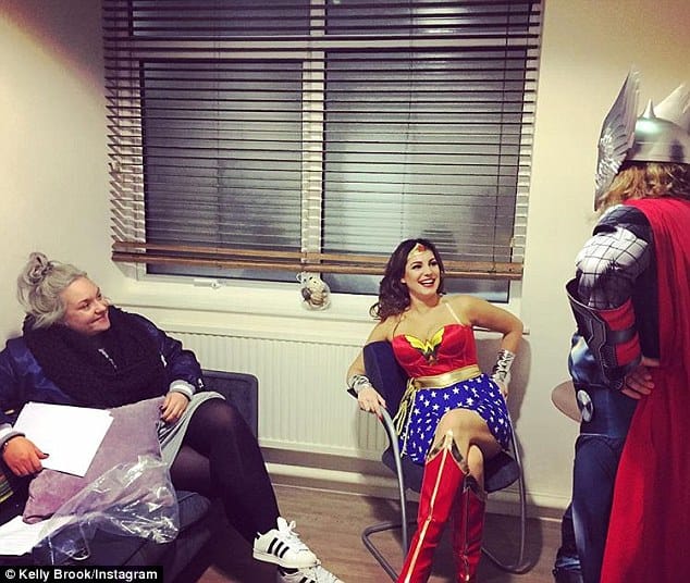 Kelly Brook Wonder Woman Costume