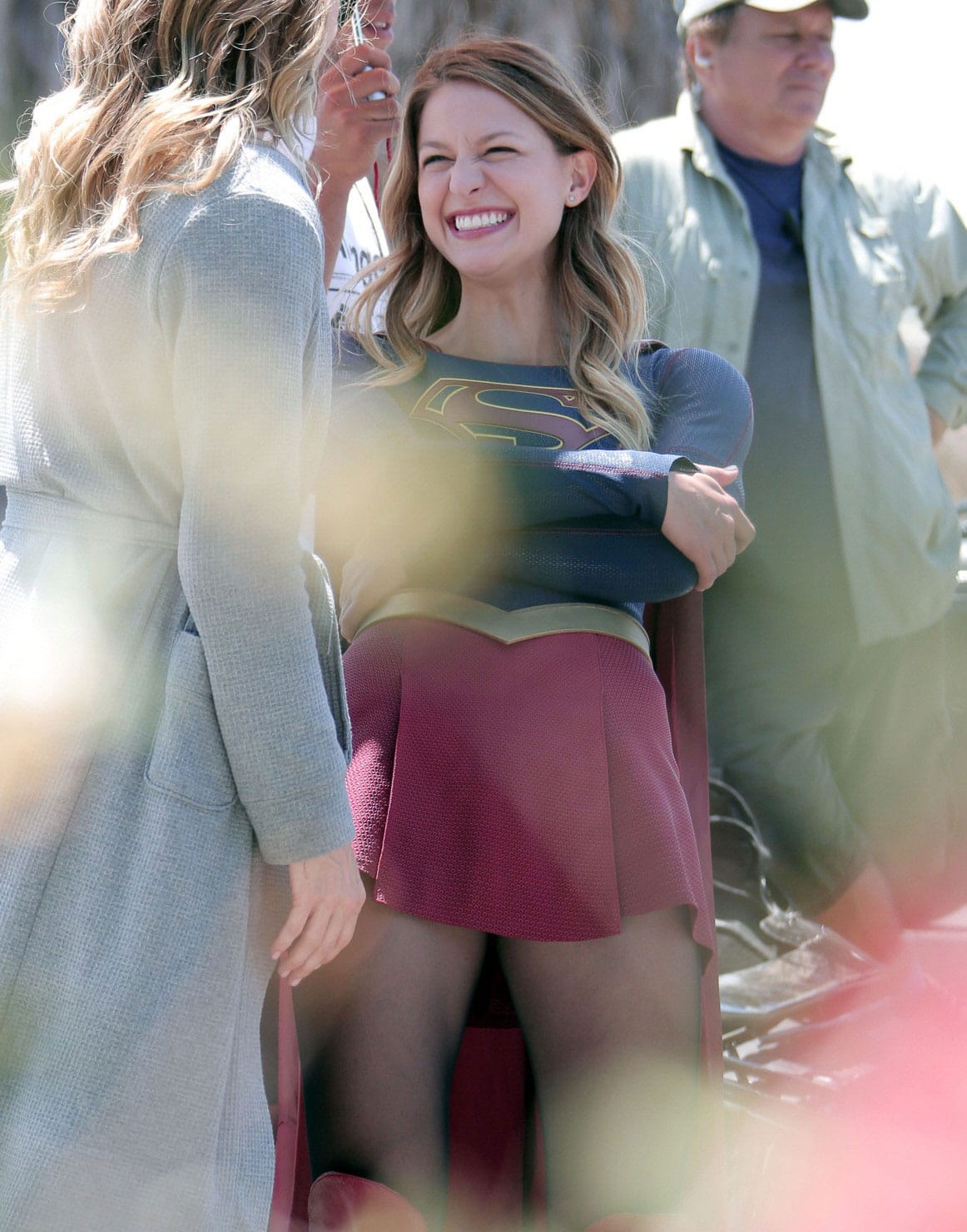 Melissa Benoist Supergirl Cbs Episode 3 Behind the Scenes