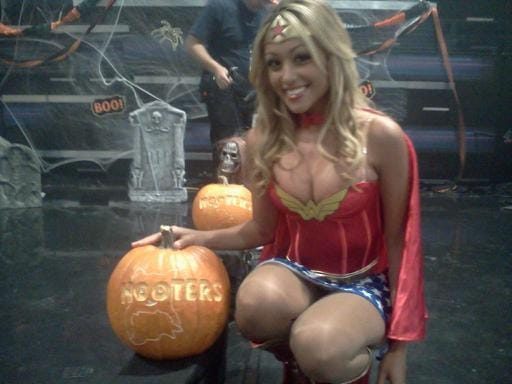 Sam Arena Hooters Wonder Woman Halloween