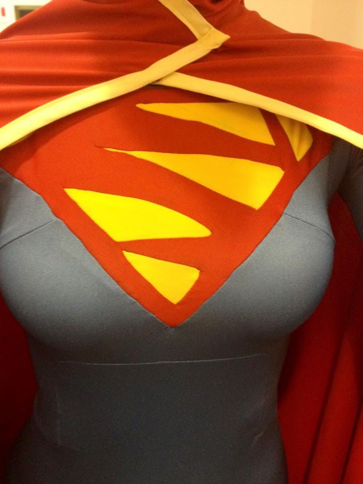 Scruffy Rebel Supergirl Costume