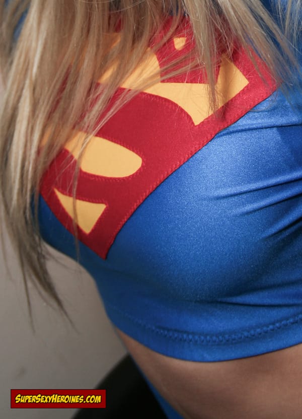 Supergirl Costume Closeup