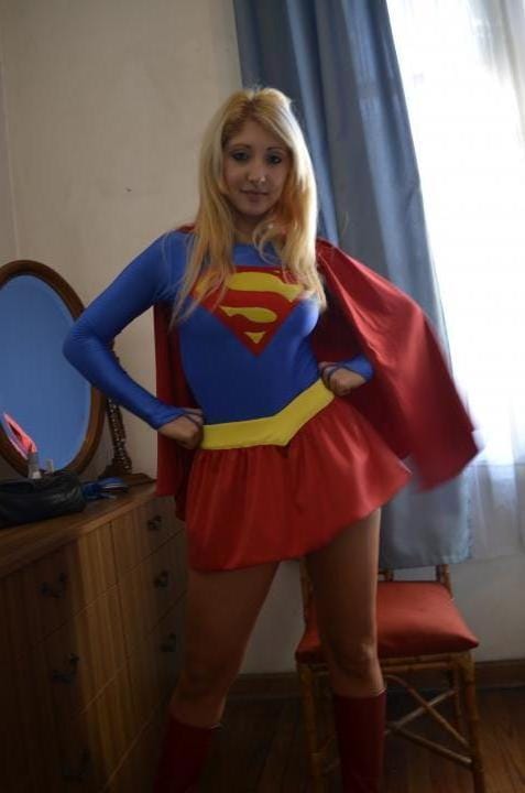 Teenager in Supergirl Costume 01 1