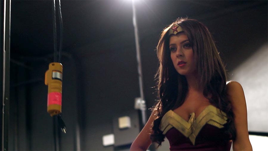 Victoria Marquez looking strong a Wonder Woman
