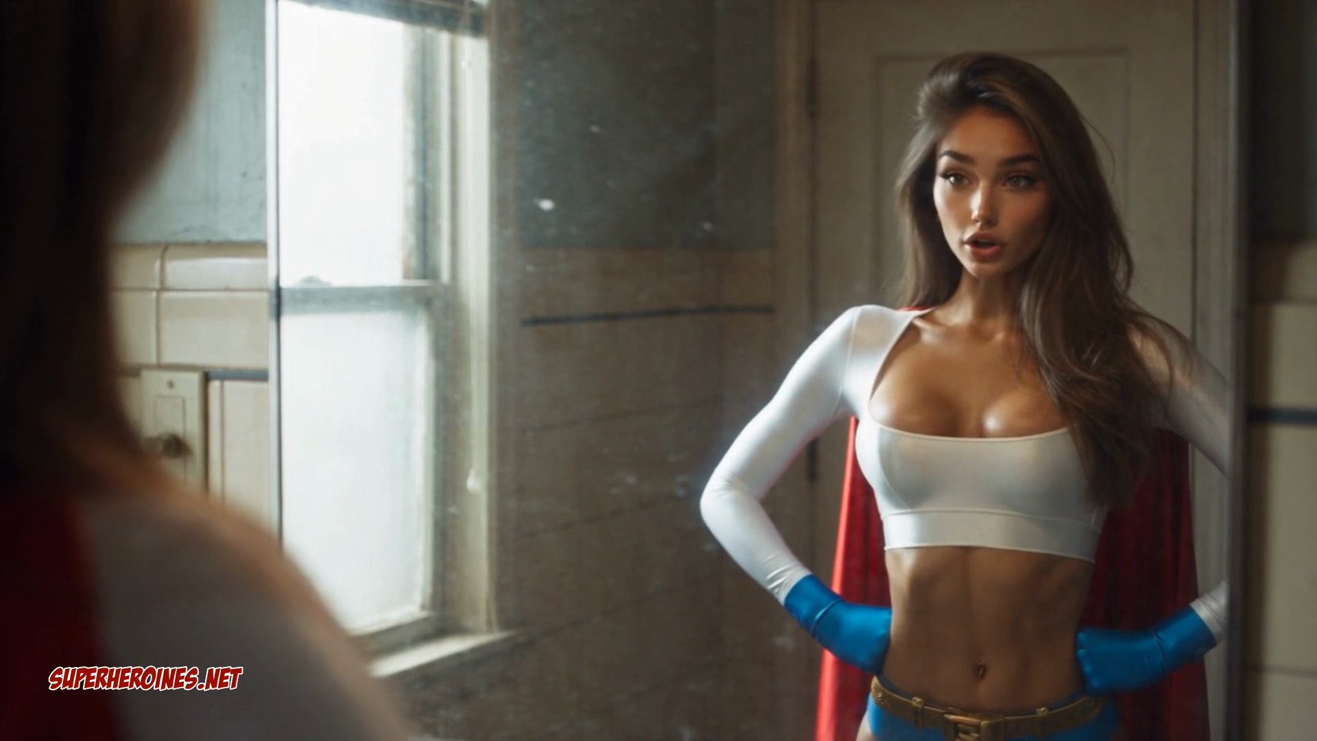 UltraGirl - UltraGirl practicing her lines