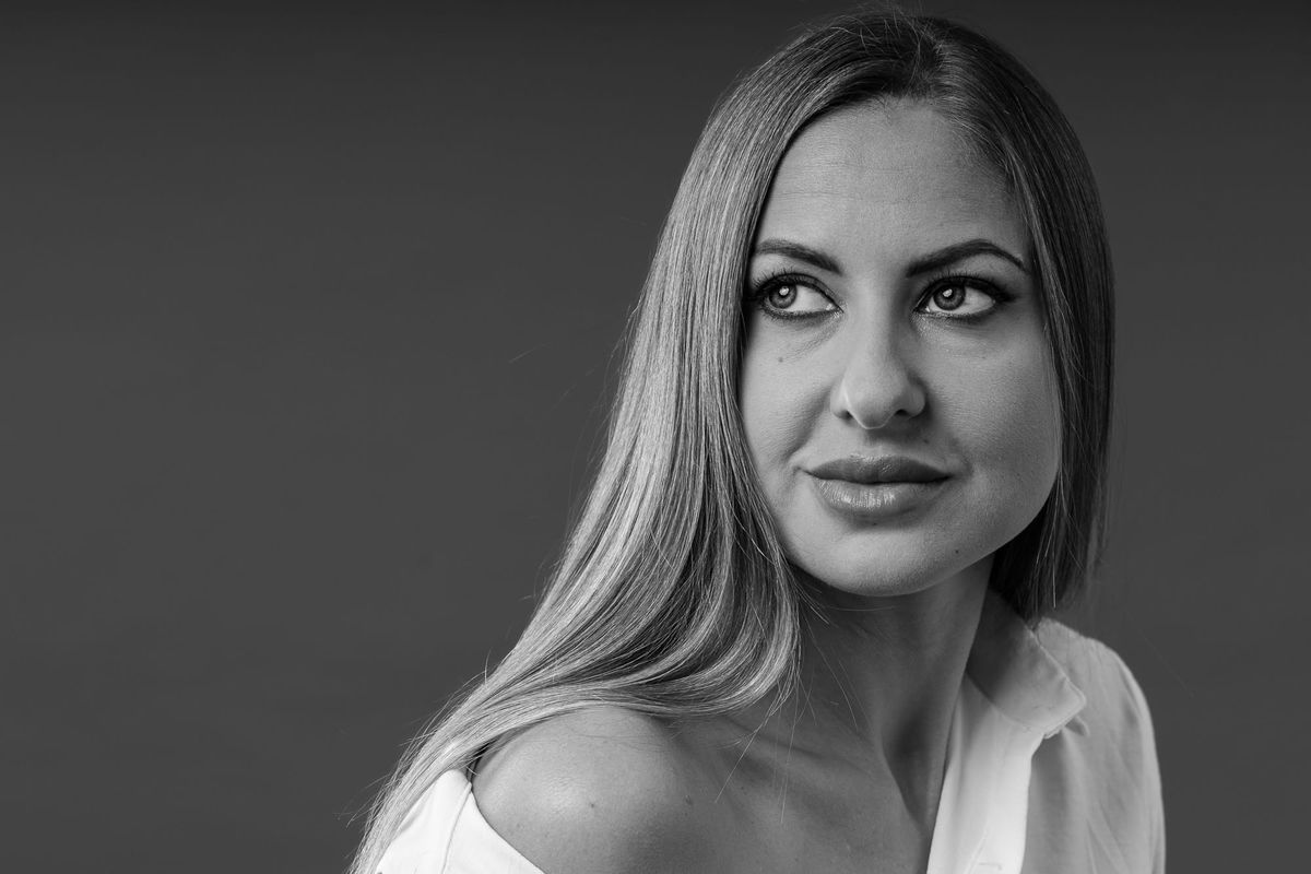 A beautiful Ukrainian models portrait. 