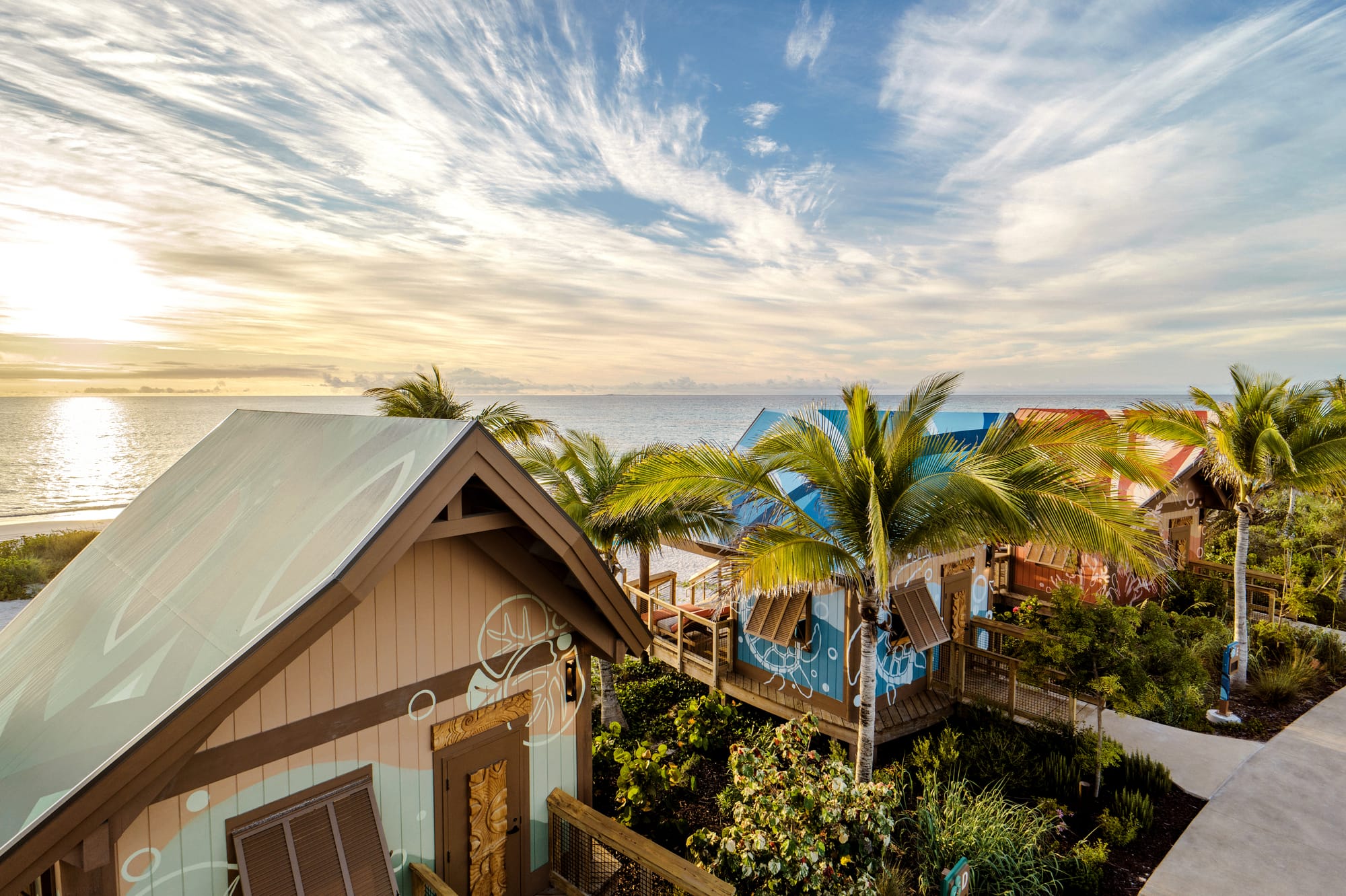 Private cabana at Lookout Cay at Lighthouse Point