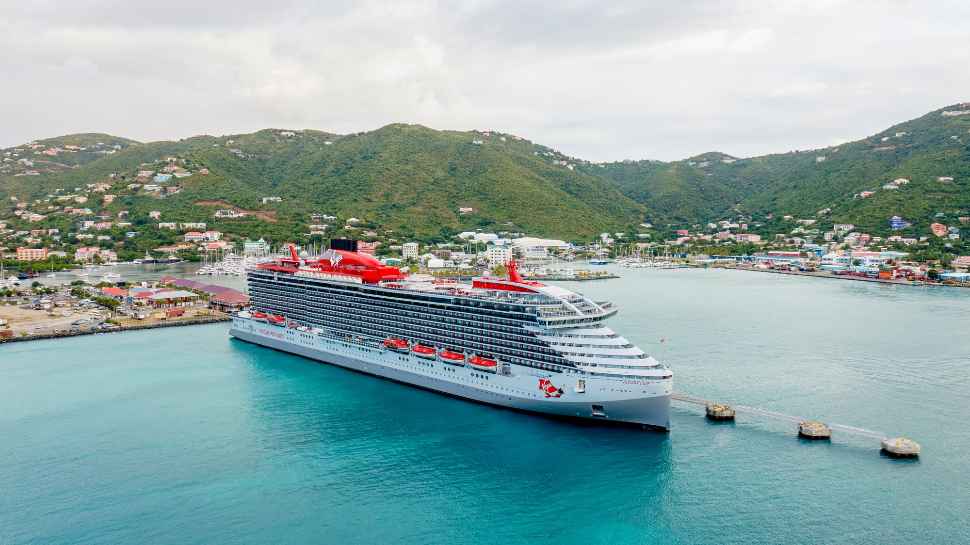 Virgin Voyages Valiant Lady in the British Virgin Islands