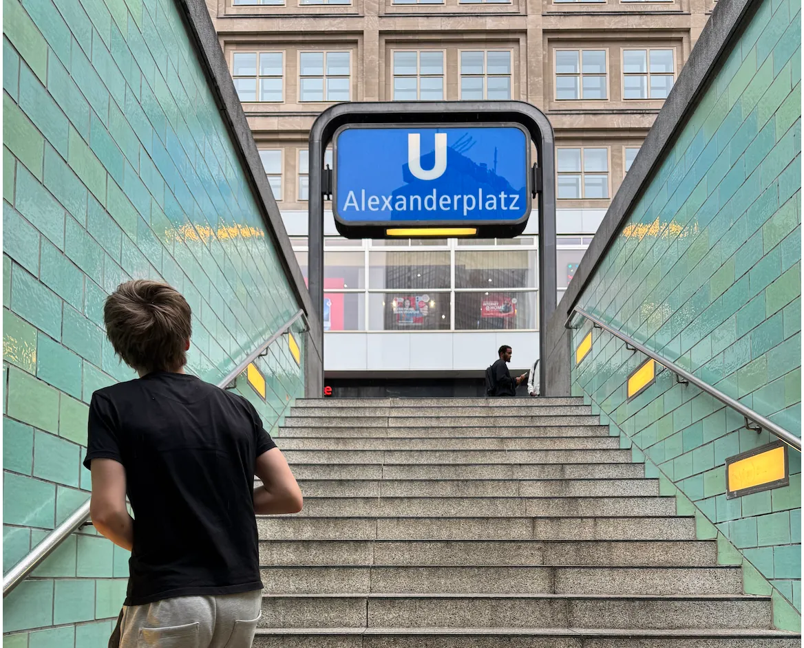 Straphangers in Berlin