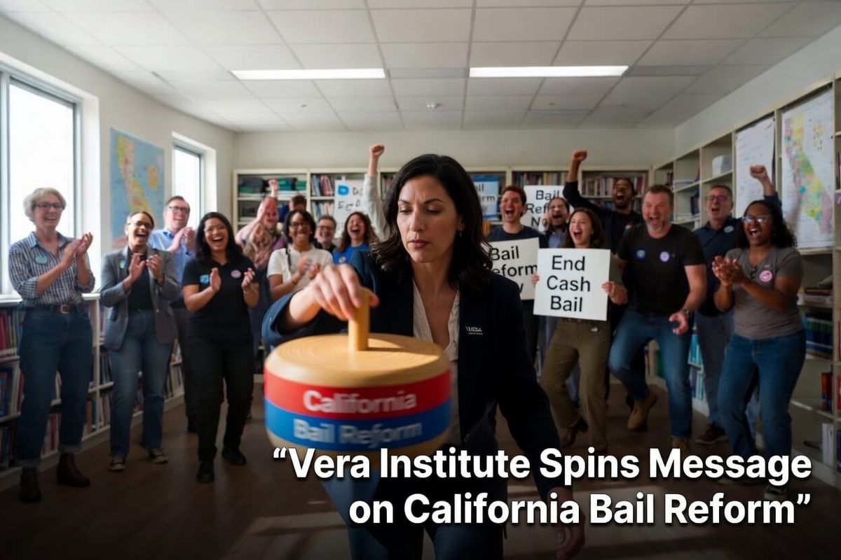 Vera Institute's California Messaging on Bail Reform Spins Like a Top