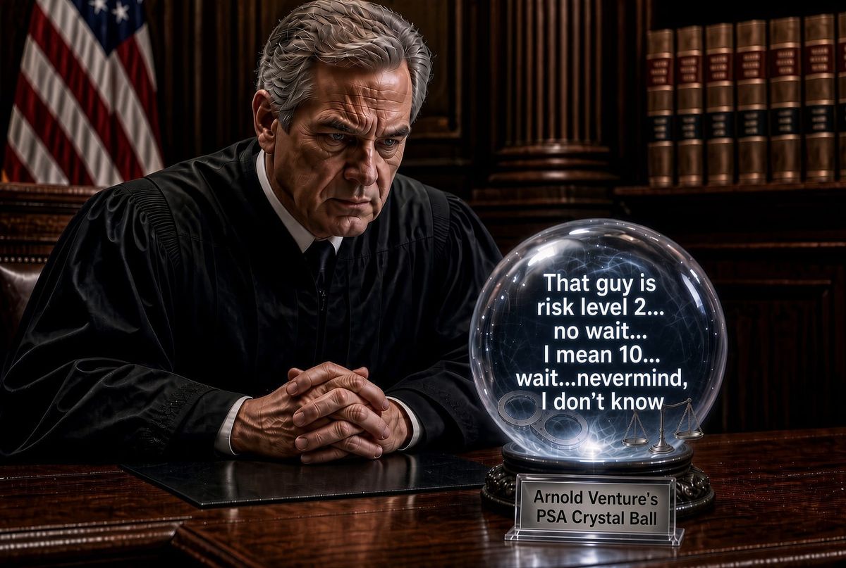 The Arnold Venture's Predictive Risk Assessments Found to Have no Predictive Abilities at All