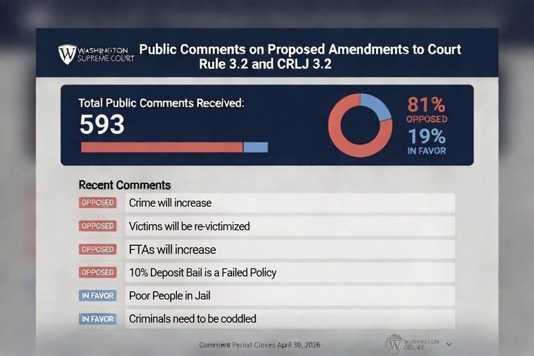 Bail in the Midwest Podcast: Opposition to Washington State's Proposed Court Rules Grows