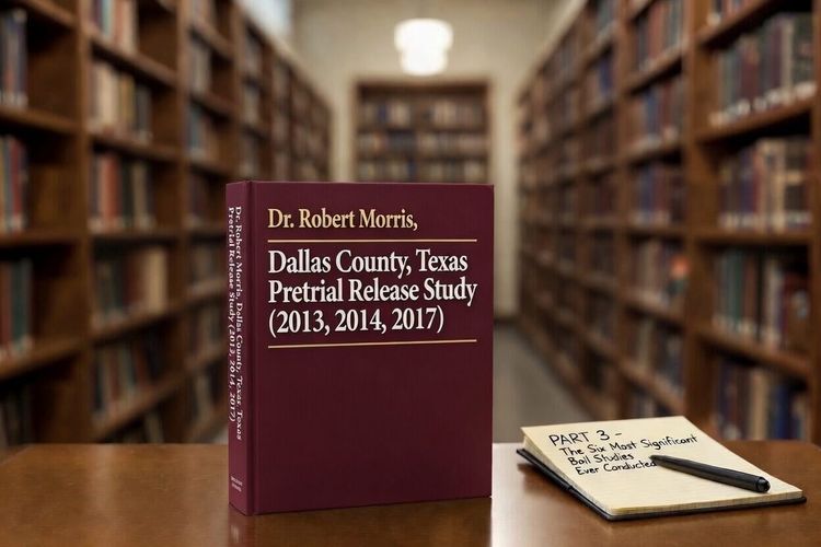 Part 3: The Six Most Significant Bail Studies - Dr. Robert Morris, Dallas County Pretrial Release Study (2013, 2014, 2017)