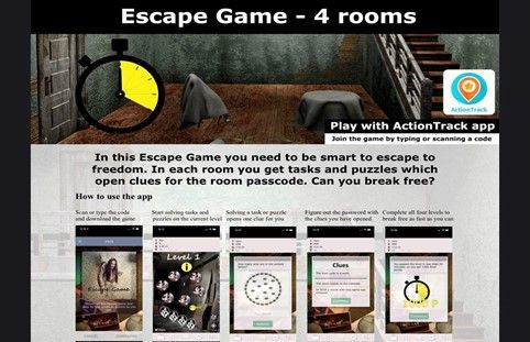 Escape Room Virtual -etäpakohuonepeli verkossa ryhmille / Venuu.fi