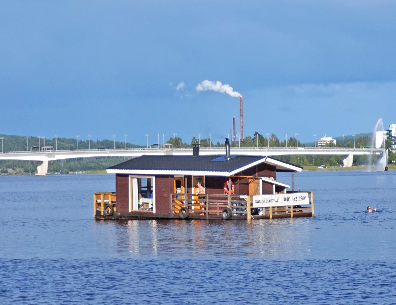 Saunalautta.fi M/S Löyly – vuokraa saunalautta Jyväskylästä juhliin Venuu.fi:stä