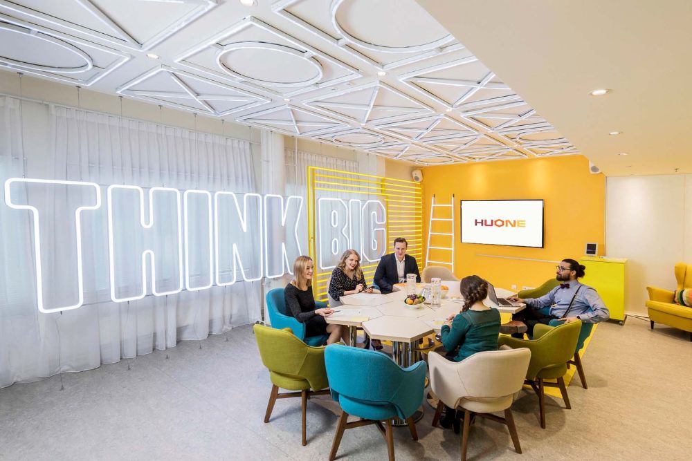 Think big! Tässä huoneessa pienistä ajatusten muruista muotoutuu suuria ideoita