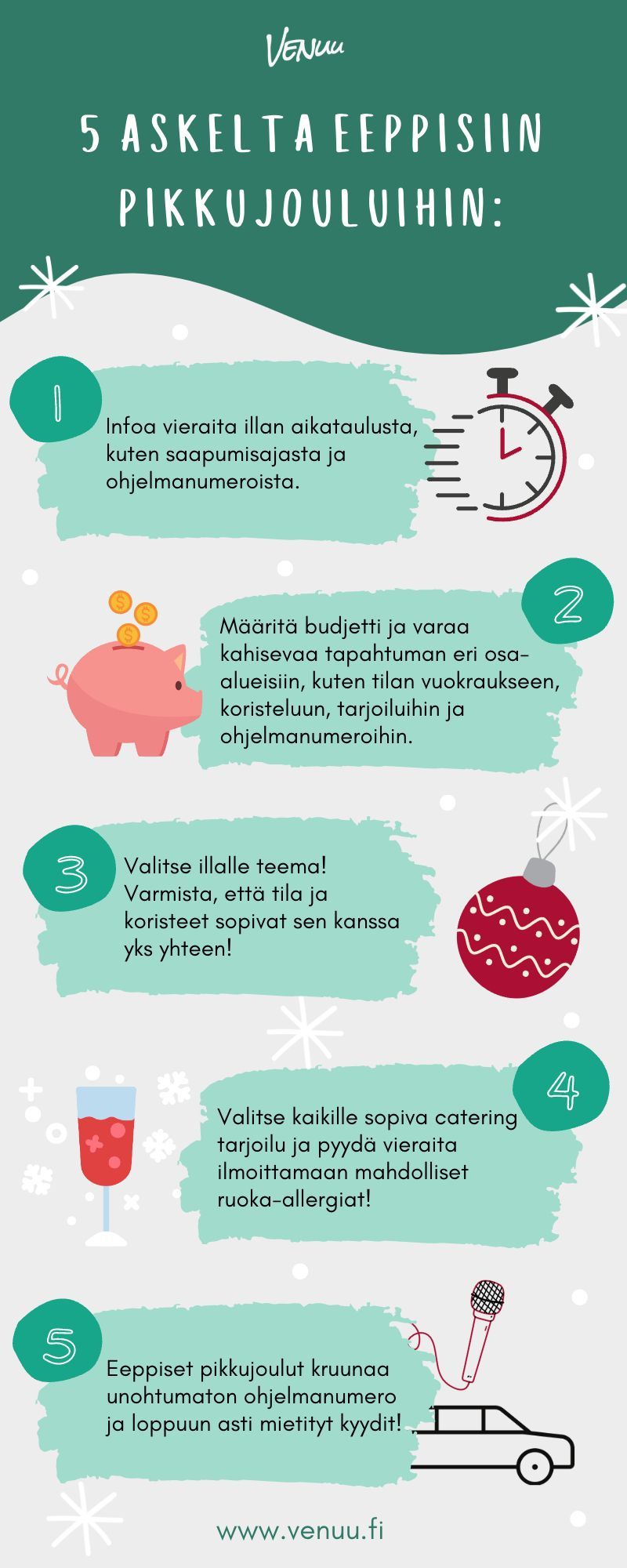 Näin järjestyy hauskimmat pikkujoulut – Venuu.fi